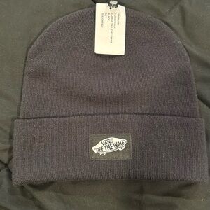 Vans black tall beanie